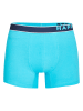 Happy Shorts 2er-Set: Boxershorts in Dunkelblau/ Türkis