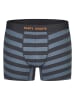 Happy Shorts 2er-Set: Boxershorts in Schwarz/ Blau