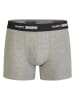 Happy Shorts 3er-Set: Boxershorts in Dunkelblau/ Grün/ Grau