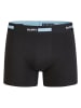 Happy Shorts 3er-Set: Boxershorts in Dunkelblau/ Grün/ Grau
