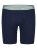 Happy Shorts 2er-Set: Boxershorts in Türkis/ Dunkelblau