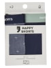 Happy Shorts 2-delige set: boxershorts donkerblauw