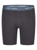 Happy Shorts 2er-Set: Boxershorts in Blau/ Schwarz
