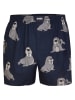 Happy Shorts 3er-Set: Boxershorts in Dunkelblau/ Schwarz