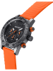Breed Chronograaf "Double Agent" oranje