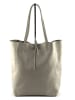 Marlon Skórzany shopper bag w kolorze szarym - 37 x 40 x 12 cm