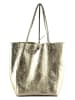 Marlon Skórzany shopper bag w kolorze złotym - 37 x 40 x 12 cm