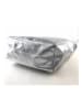 Marlon Leren shopper zilverkleurig - (B)37 x (H)40 x (D)12 cm