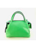 Marlon Leder-Henkeltasche in Hellgrün - (B)24 x (H)22 x (T)16 cm