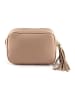 Marlon Leder-Umhängetasche in Beige - (B)20 x (H)14 x (T)7 cm