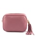 Marlon Leren schoudertas oudroze - (B)20 x (H)14 x (D)7 cm