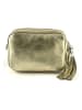 Marlon Leren schoudertas goudkleurig - (B)20 x (H)14 x (D)7 cm