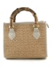 Marlon Handtas beige/wit - (B)21 x (H)17 x (D)9 cm