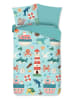 Pure Microvezel beddengoedset "Sailor" turquoise