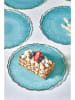 Hermia 6-delige set: dessertborden turquoise - Ø 21 cm