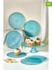 Hermia 7-delige set: dessertborden turquoise
