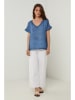Rodier Lin Leinen-Shirt in Blau