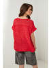 Rodier Lin Leinen-Shirt in Rot