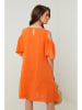 Rodier Lin Leinen-Kleid in Orange