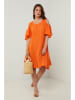 Rodier Lin Leinen-Kleid in Orange