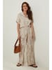 Rodier Lin Leinen-Marlenehose in Beige