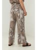 Rodier Lin Leinen-Marlenehose in Taupe