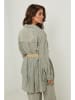 Rodier Lin Linnen blouse kaki/wit