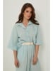 Rodier Lin Linnen blouse turquoise