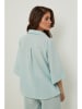 Rodier Lin Linnen blouse turquoise