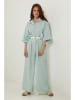 Rodier Lin Linnen blouse turquoise