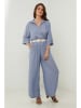 Rodier Lin Leinen-Marlenehose in Blau