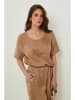 Rodier Lin Linnen shirt camel