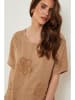 Rodier Lin Linnen shirt camel