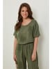 Rodier Lin Leinen-Shirt in Khaki