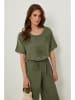 Rodier Lin Leinen-Shirt in Khaki