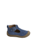vertbaudet Leder-Lauflernschuhe in Blau
