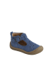 vertbaudet Leder-Lauflernschuhe in Blau