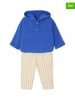 vertbaudet 2tlg. Outfit in Creme/ Blau