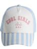 vertbaudet Cap in Creme/ Hellblau