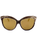 Italia Independent Damen-Sonnenbrille in Braun/ Hellbraun