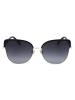Fossil Damen-Sonnenbrille in Schwarz-Gold/ Dunkelblau
