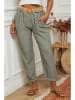 La Compagnie Du Lin Hose in Khaki