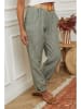 La Compagnie Du Lin Hose in Khaki
