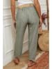La Compagnie Du Lin Broek kaki