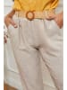 La Compagnie Du Lin Hose in Beige