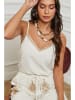 La Compagnie Du Lin Top in Creme
