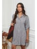 La Compagnie Du Lin Kleid in Grau