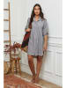La Compagnie Du Lin Kleid in Grau