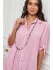La Compagnie Du Lin Kleid in Rosa