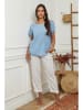 La Compagnie Du Lin Shirt in Hellblau